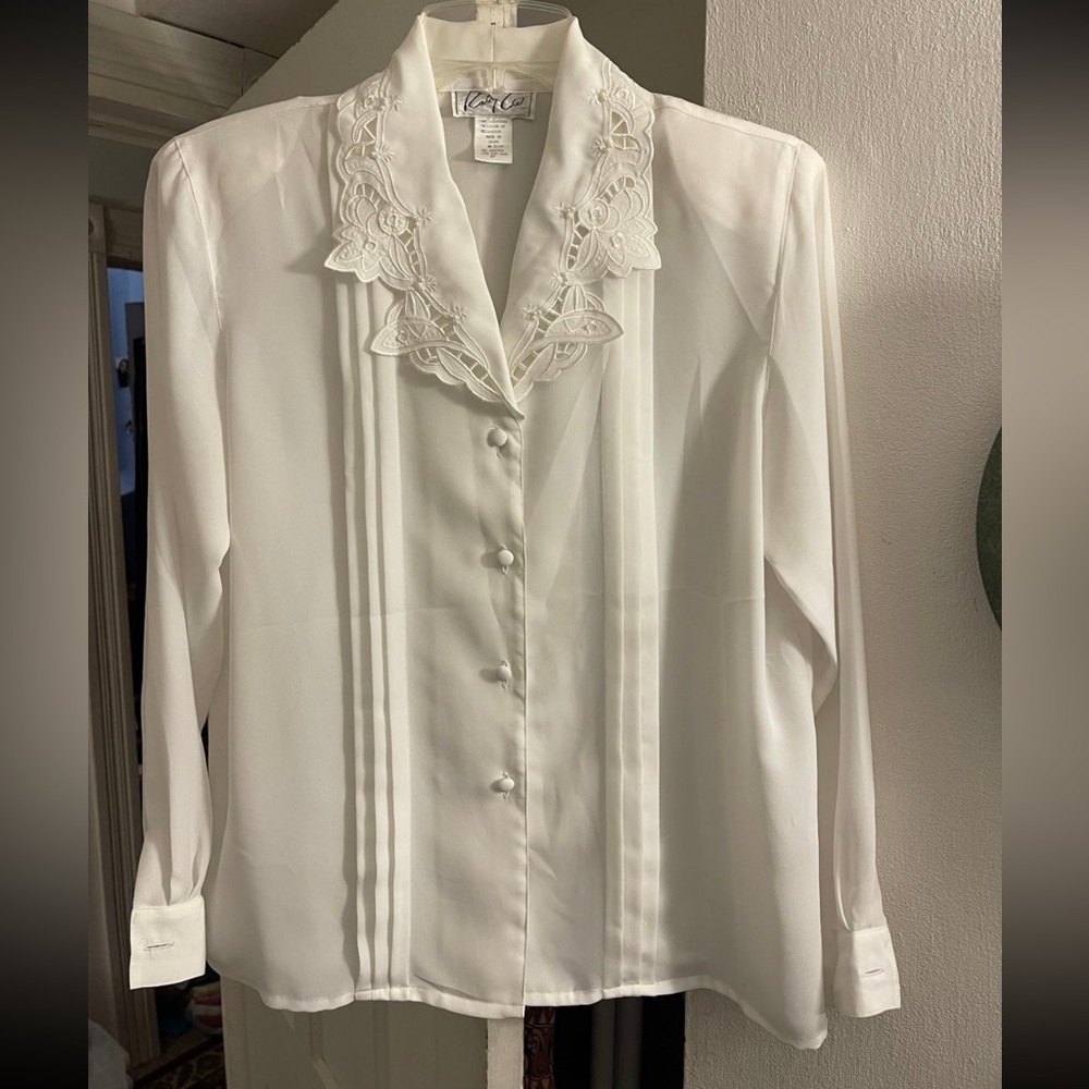 Petite Embroidered Blouse